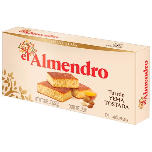Turrón de yema tostada EL ALMENDRO 300 g.