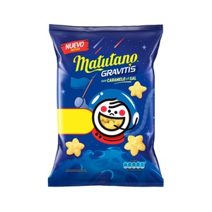 Aperitivo de maíz gravitis con caramelo y/o sal 90gr