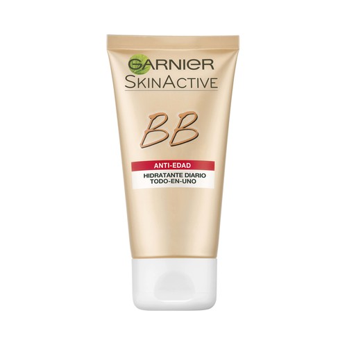 GARNIER Skin active BB cream 50 ml Crema antiedad y correctora de imperfecciones para piel madura, tono medio.