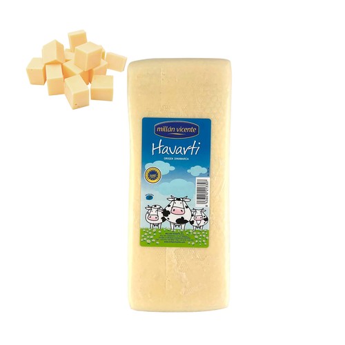 MILLÁN VICENTE Queso Havarti. - Taco ensalada 1 cm