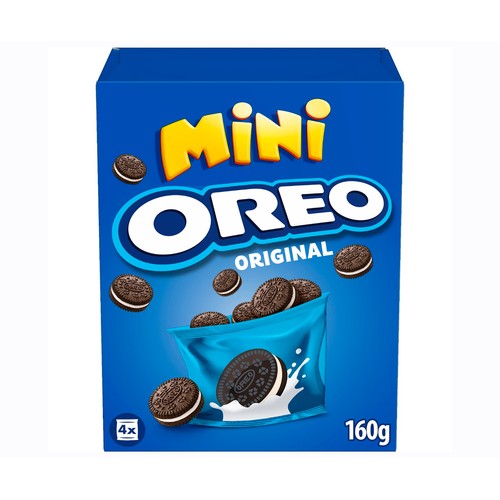 Oreo Original Mini Galletas de Cacao Rellenas de Crema Sabor Vainilla 160 g.