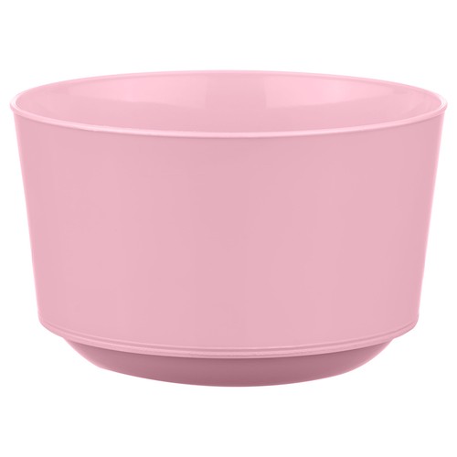 Bowl reutilizable plástico kids 44cl rosa. ACTUEL