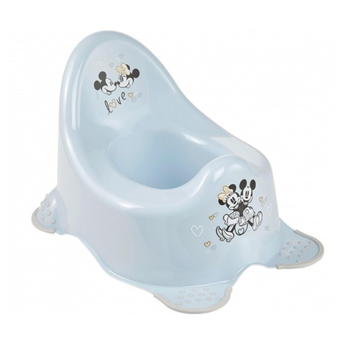 Orinal infantil azul de Mickey y Minnie Mouse, DISNEY.