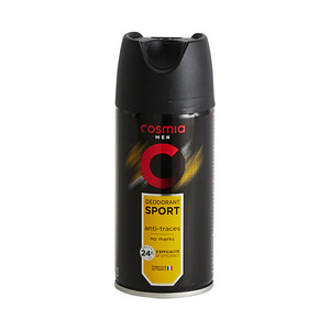 Imagen de COSMIA Desodorante en spray para hombre con protección anti-transpirante hasta 24 horas COSMIA Sport 150 ml.