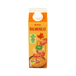 AUCHAN Salmorejo con aceite de oliva virgen extra 1 l. Producto Alcampo