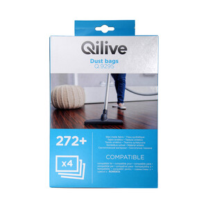 Pack de 4 bolsas de aspirador PRODUCTO ALCAMPO 272+ (QILIVE Q.9295).