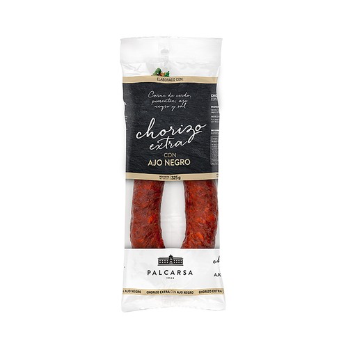PALCARSA Sarta de chorizo extra con ajo negro 325 g.