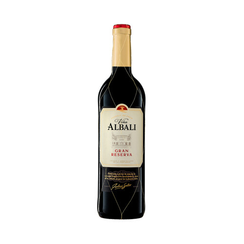 VIÑA ALBALI  Vino tinto gran reserva con D.O. Valdepeñas botella de 75 cl.