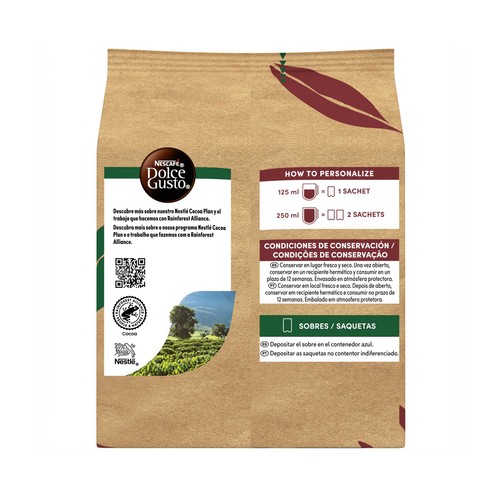 DOLCE GUSTO NEO Chocolate caliente en cápsulas 12 uds. 216 g.
