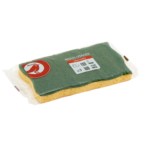 PRODUCTO ALCAMPO Estropajo con fibra verde PRODUCTO ALCAMPO 3 uds.
