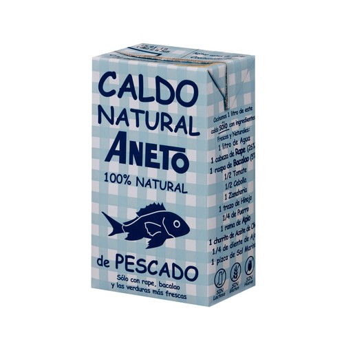 ANETO Caldo natural de pescado ANETO 1 l.