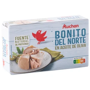 PRODUCTO ALCAMPO Bonito del norte en aceite de oliva lata 73 g.