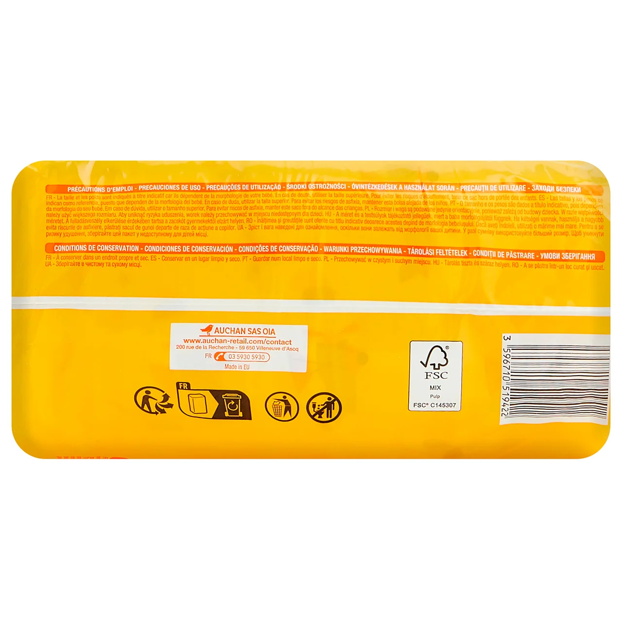 PRODUCTO ALCAMPO Baby Pants (braguitas) de aprendizaje talla 7 (+18 kg) 15 uds.
