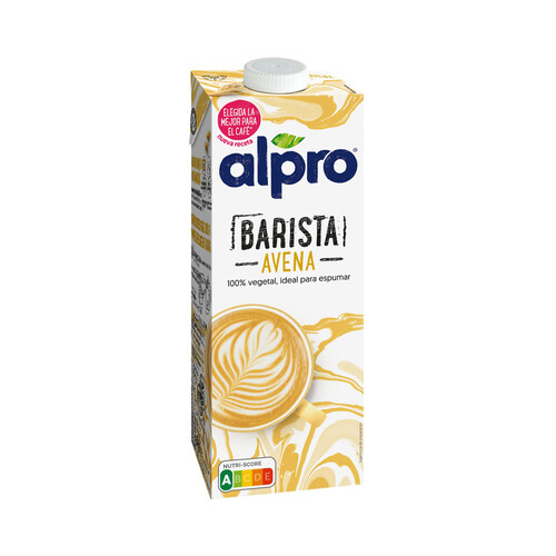 ALPRO Barista Bebida de avena 100% vegetal, especial para café 1 l.