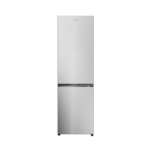 Frigorífico combi 182cm CANDY CNCQ2T518EX Inox, NO FROST, clasificación energética: E, H: 182cm A: 54,5cm, F: 60,2cm, capacidad total: 279L.