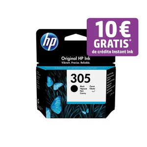 Cartucho de tinta original HP 305 3YM61AE, Negro
