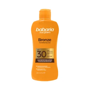 BABARIA Bronze Loción solar protectora con FPS 30 (alto) 200 ml.