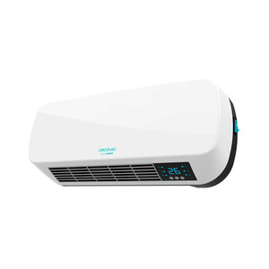 Imagen de Calefactor cerámico de pared CECOTEC Ready Warm 5200 Box Ceramic, 2000 W, pantalla LED, mando a distancia y protección IPX2.
