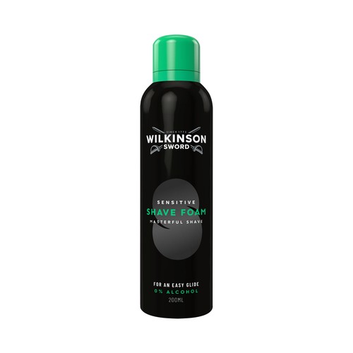 WILKINSON Sensitive Espuma de afeitar sin alcohol 200 ml.