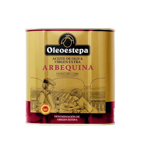 OLEOESTEPA Aceite de oliva virgen extra arbequina DOP Estepa lata 2,5 l.