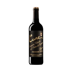 CUNE Colección de la familia Don Eusebio Vino tinto gran reserva con D.O. Ca. Rioja botella 75 cl.