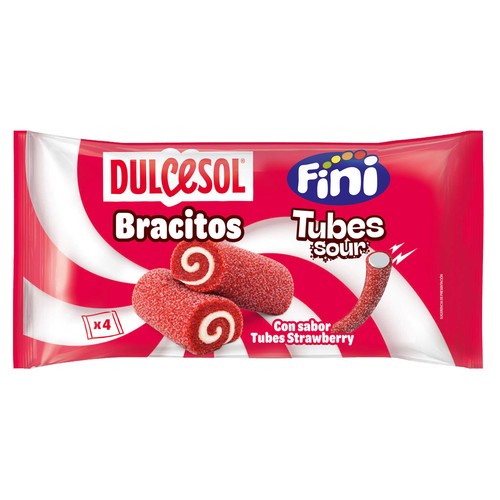 FINI Bracitos tubes sour 4 uds. 120 g.