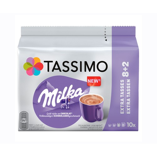TASSIMO Cápsulas de cacao milka 10 uds 160 gr.