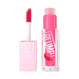 Imagen de MAYBELLINE Lifter plump Tono 003 Pink sting Brillo de labios voluminizador con ácido Hialurónico y chili pepper.