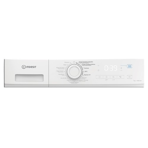 Lavadora INDESIT IMA 762 MY TIME SPT 7KG, clasificación energética: A, 1200RPM, H: 85cm, A: 60cm, F: 51cm.