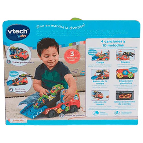 Tráiler portacoches carga y descarga. VTECH