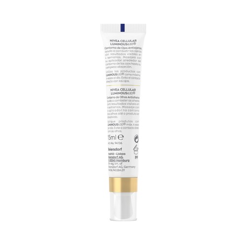 NIVEA Cellular luminous 630 Contorno de ojos antimanchas y antiojeras 15 ml.