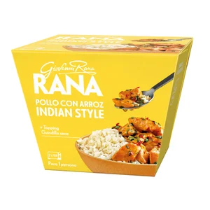 RANA Pollo con arroz indian style (con toppings y guindilla seca) 351 g.