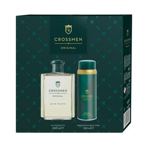 Imagen de CROSSMEN Original Estuche regalo para hombre con colonia (200 ml) y desodorante spray (150 ml).