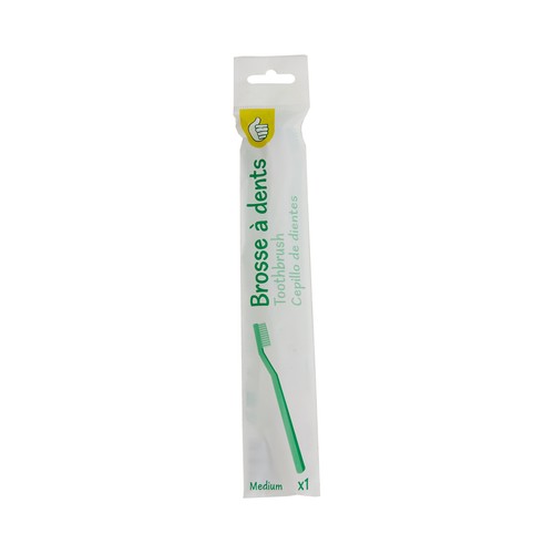 PRODUCTO ECONÓMICO ALCAMPO Cepillo dental con cabezal ovalado y filamentos de dureza media PRODUCTO ECONÓMICO ALCAMPO