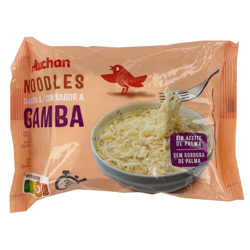 Noodles sabor gambas PRODUCTO ALCAMPO 85 g.