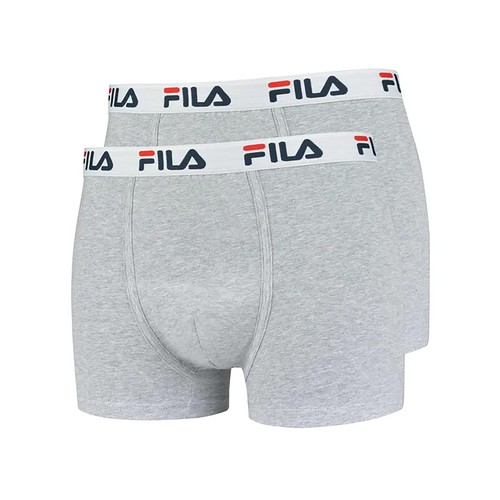 Pack 2 boxer FILA, color gris, talla S