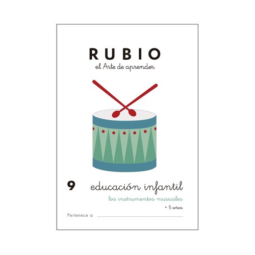 Educación Infantil 9, Los instrumentos musicales, 3-5 años. Género: actividades. Editorial Rubio.