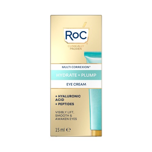 ROC Contorno de ojos hidratante con péptidos y ácido Hialurónico ROC Multi correxion 15 ml.