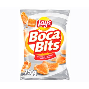 Imagen de BOCABITS Snack de cortezas de trigo con sabor a carne bolsa de 75 g.