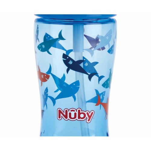 Taza antigoteo con pajita, 360 ml, NUBY.