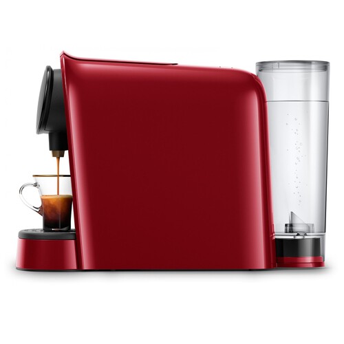 Cafetera de cápsulas PHILIPS L´OR Barista LM8012/51 rubí, 19 bar, 1 ó 2 tazas.