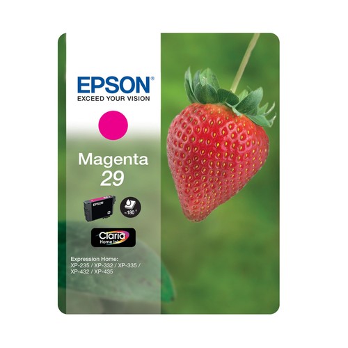 Cartucho de tinta EPSON 29, magenta.