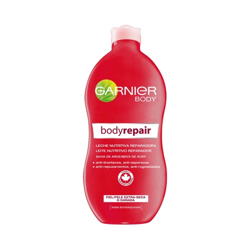 GARNIER Loción corporal nutritiva y reparadora 400 ml.
