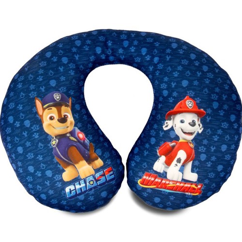 Almohadilla cervical de color azul PATRULLA CANINA.