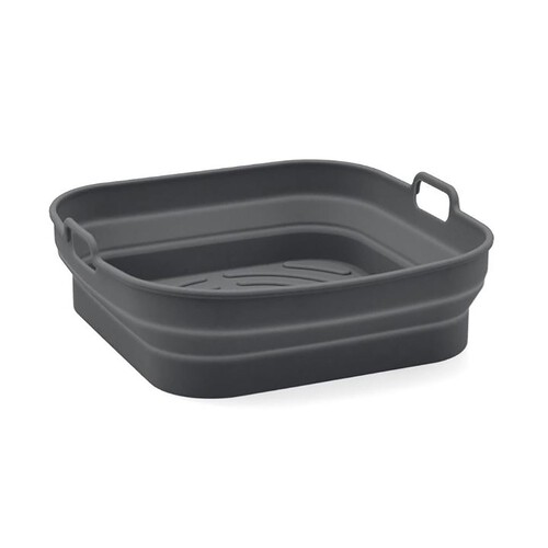 Alcampo Cesta cuadrada de silicona plegable 20x20x8cm Naturalia QUID