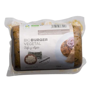 AHIMSA Hamburguesa bio de tofu y algas ecológica AHIMSA 750 g.