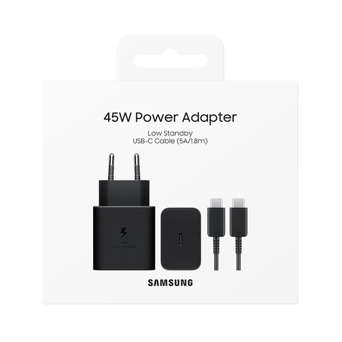 SAMSUNG Cargador 45W con cable.