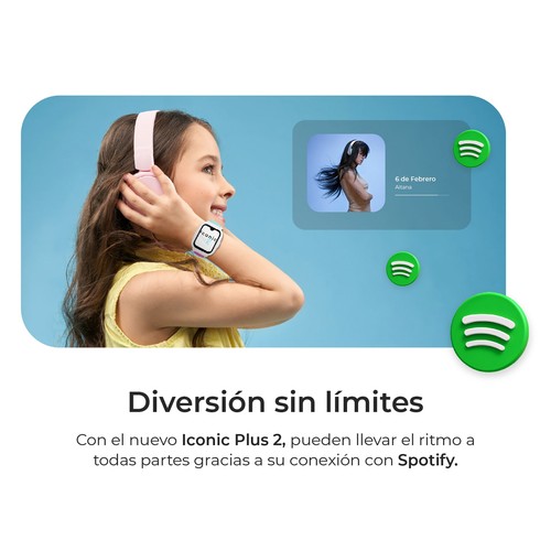Smartwatch SAVEFAMILY Iconic Plus 2, Modelo Gamer".