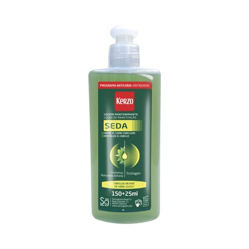 KERZO Seda Loción anti-caída, eficaz contra caida leve 175 ml.