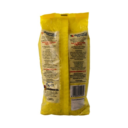 SANDIMAS Alimento completo para agropornis y carolinas SANDIMAS 1 kg.